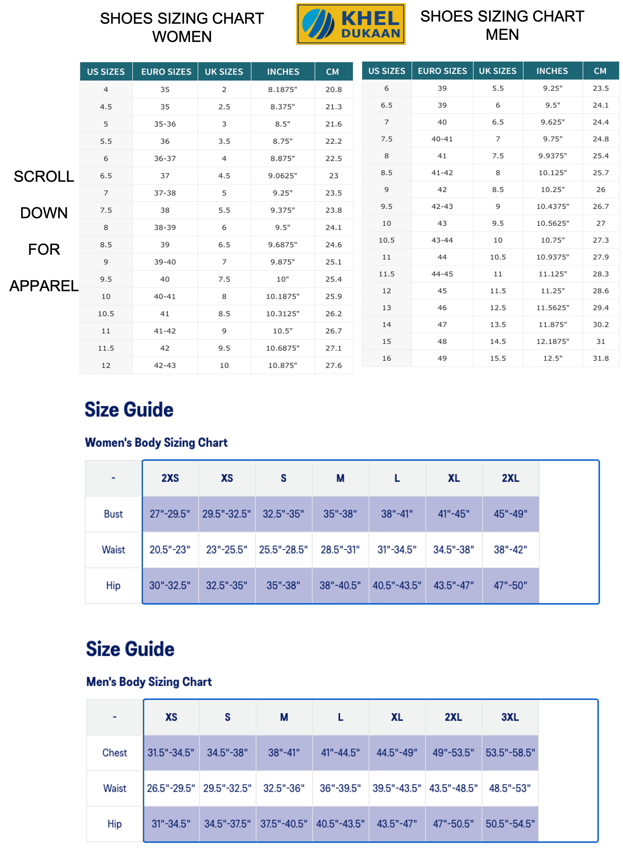 Image Size Guide